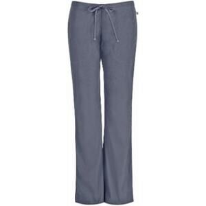 NWT Code Happy Womens Custom Code Happy Mid Rise Drawstring Scrub Pants Grey-5XL